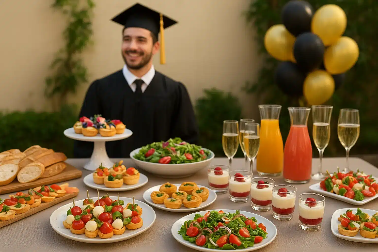 Graduation party Catering services by Baguette Catering